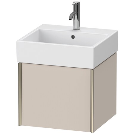 Xviu Wall-Mounted Vanity Unit Taupe Matt